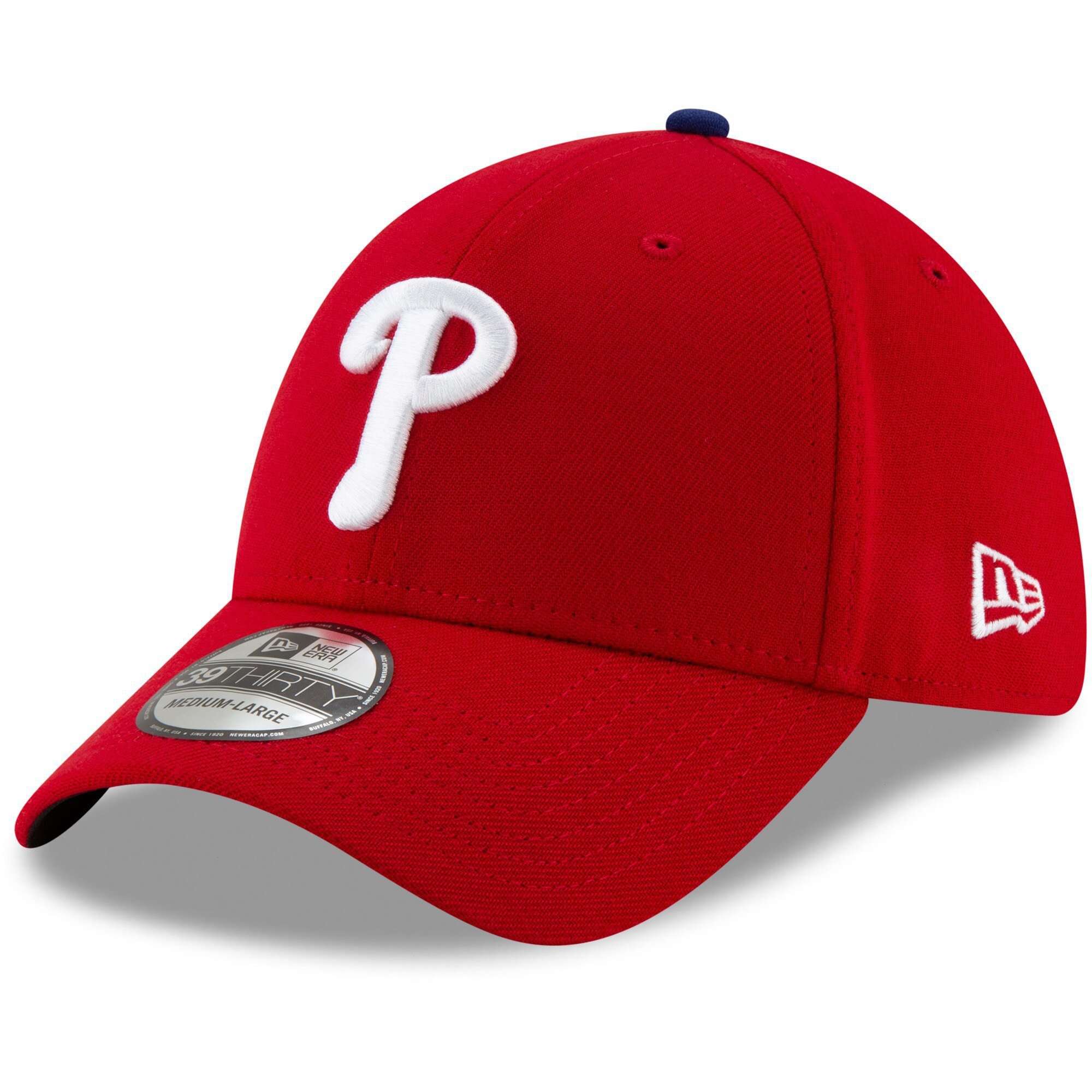 New Era Caps Philadelphia Phillies New Era MLB Team Classic 39THIRTY Curve Hat - Red