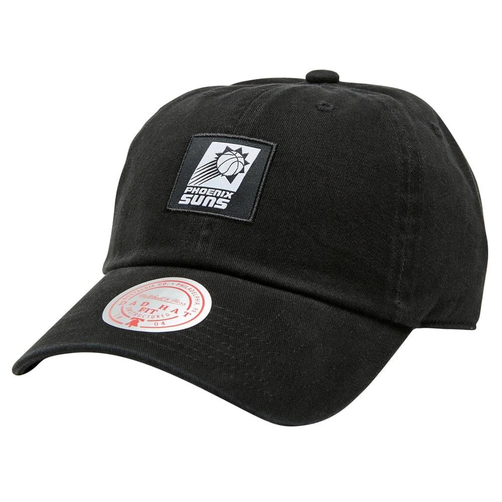 Mitchell And Ness Caps Phoenix Suns Mitchell & Ness NBA Box Out Unstructured Curve Strapback Hat - Black