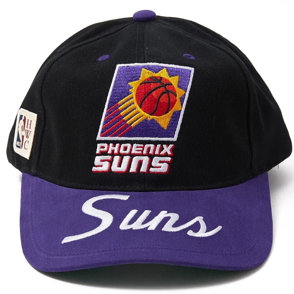 Mitchell And Ness Caps Phoenix Suns Mitchell & Ness NBA Double Up Deadstock Snapback Hat - Black