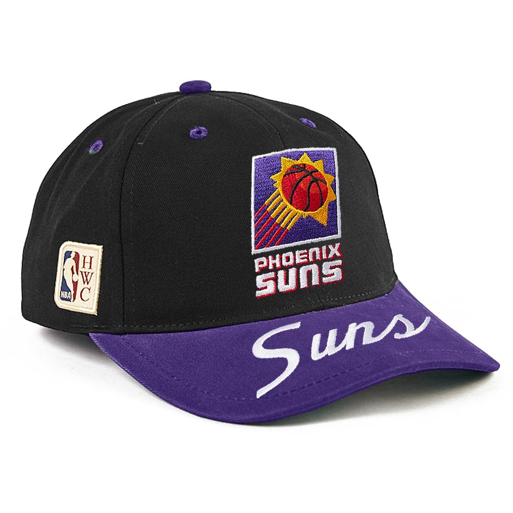 Mitchell And Ness Caps Phoenix Suns Mitchell & Ness NBA Double Up Deadstock Snapback Hat - Black