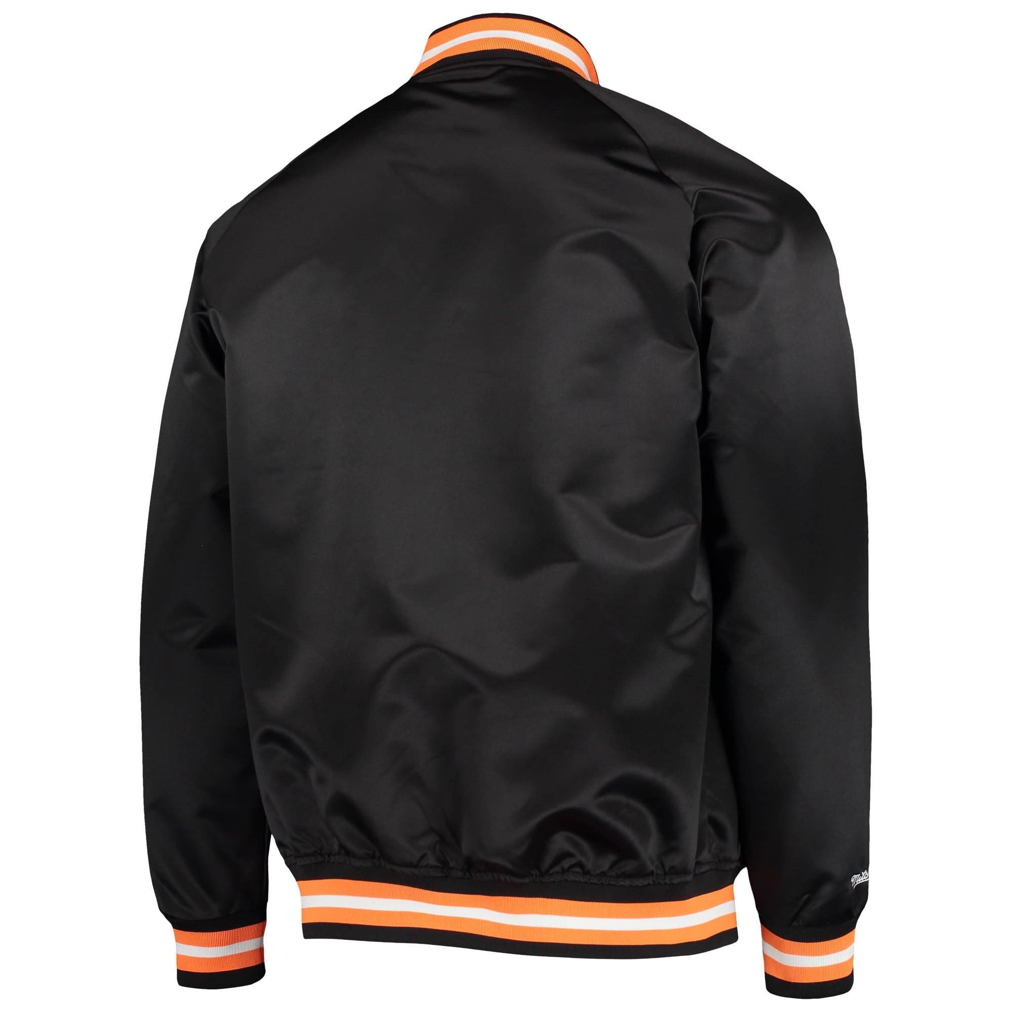Mitchell And Ness Jackets Phoenix Suns Mitchell & Ness NBA Lightweight HWC Satin Jacket - Black