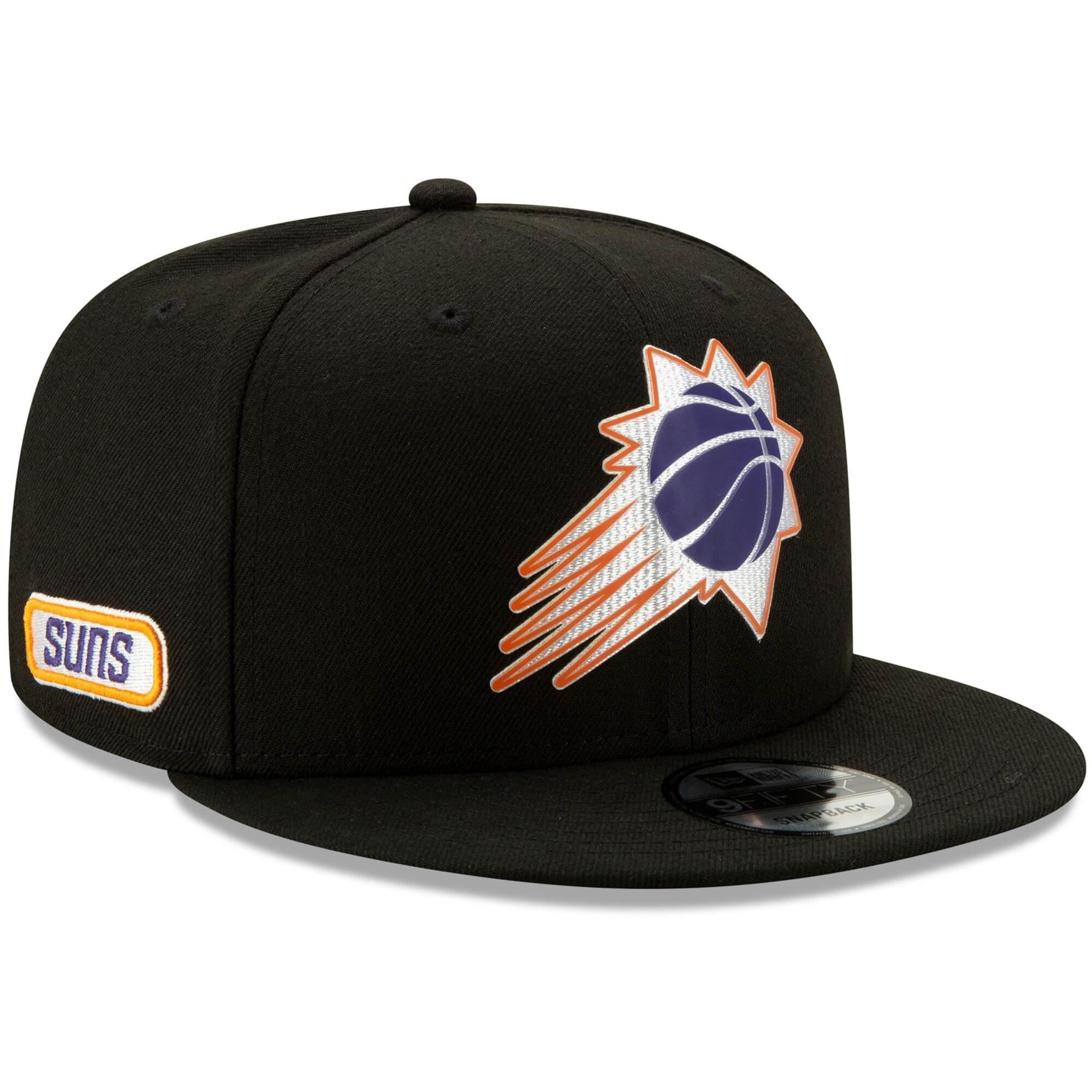 New Era Caps Phoenix Suns New Era NBA 2020 Back Half 9FIFTY Snapback Hat - Black