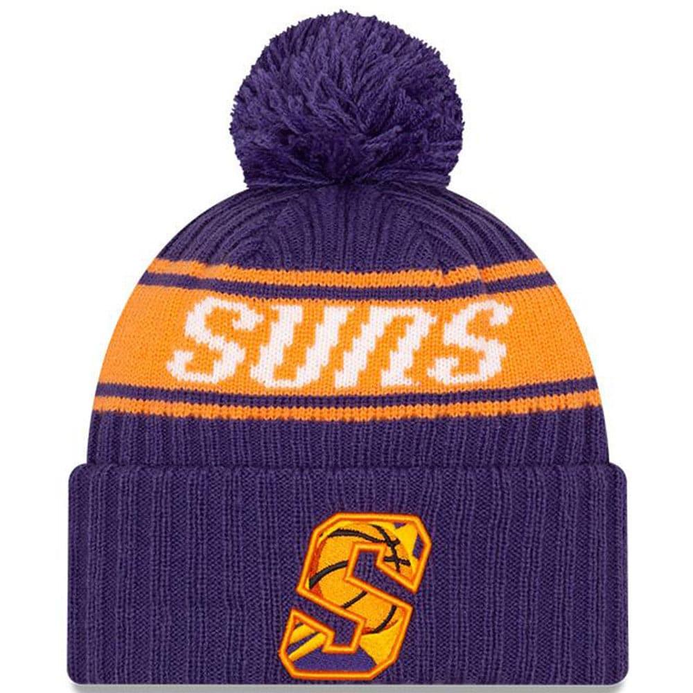 New Era Beanies Phoenix Suns New Era NBA 2021 Draft Pom Knit Beanie - Purple