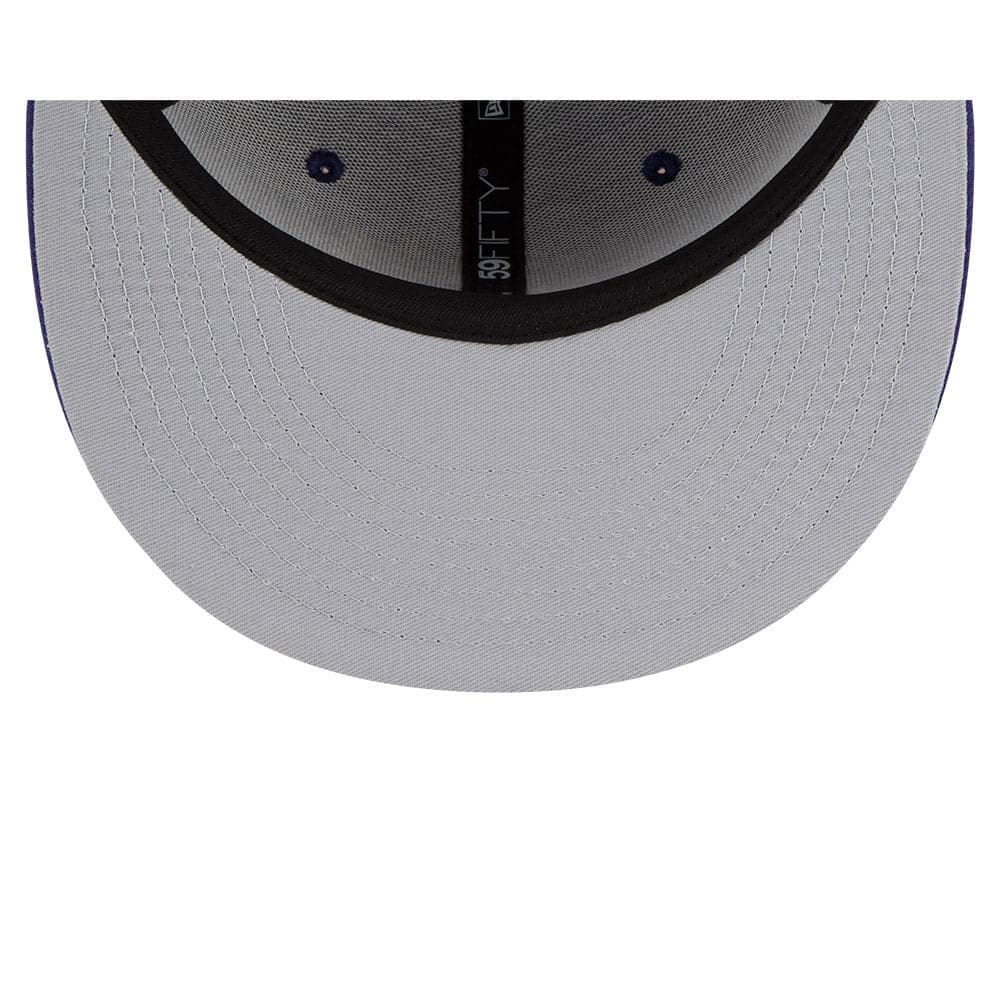 New Era Caps Phoenix Suns New Era NBA 21-22 Back Half 59FIFTY Fitted Hat - Purple