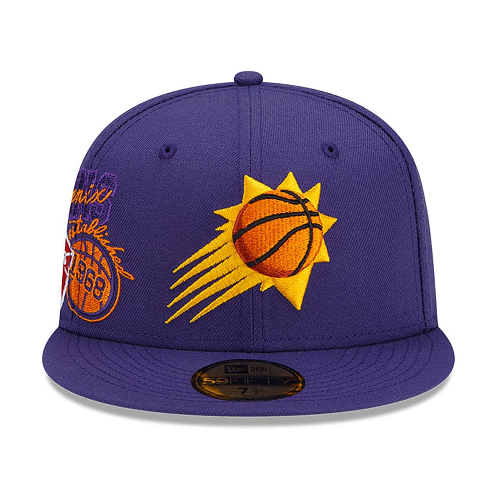 New Era Caps Phoenix Suns New Era NBA 21-22 Back Half 59FIFTY Fitted Hat - Purple