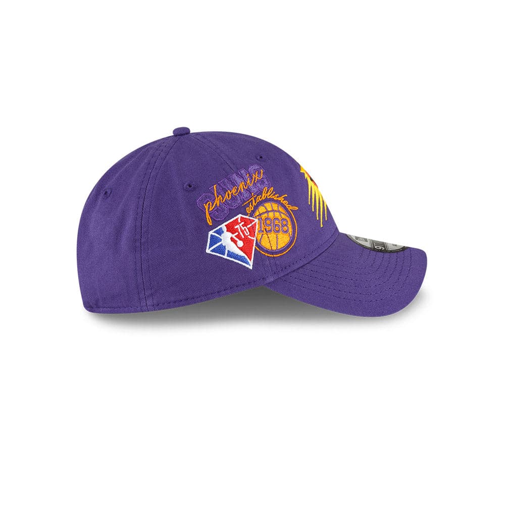 New Era Caps Phoenix Suns New Era NBA 21-22 Back Half 9TWENTY Hat - Purple