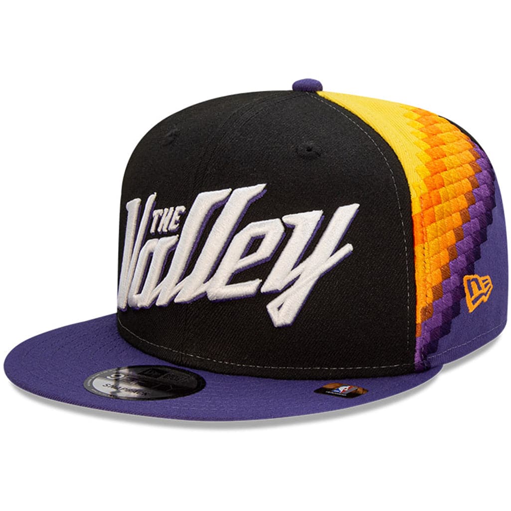 New Era Caps Phoenix Suns New Era NBA 21-22 City Edition 9FIFTY Snapback Hat - BLACK