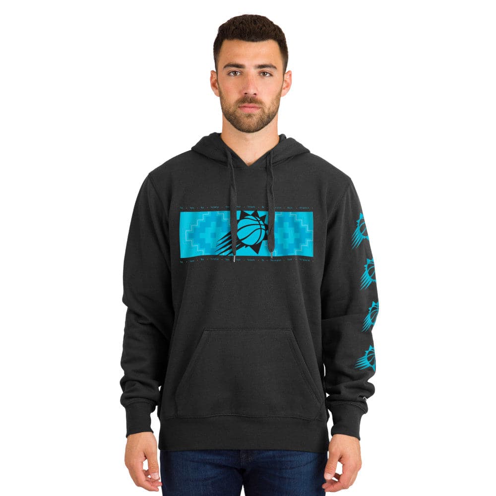 New Era Jumpers Phoenix Suns New Era NBA 22-23 City Edition Hoodie Jumper - Black
