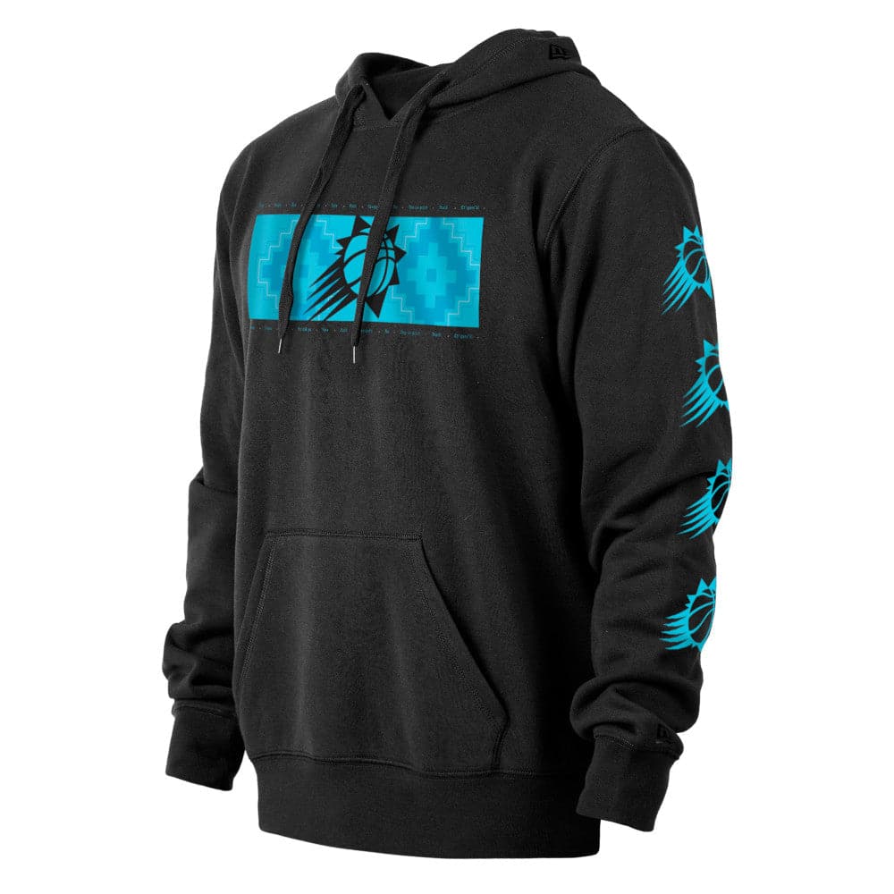 New Era Jumpers Phoenix Suns New Era NBA 22-23 City Edition Hoodie Jumper - Black
