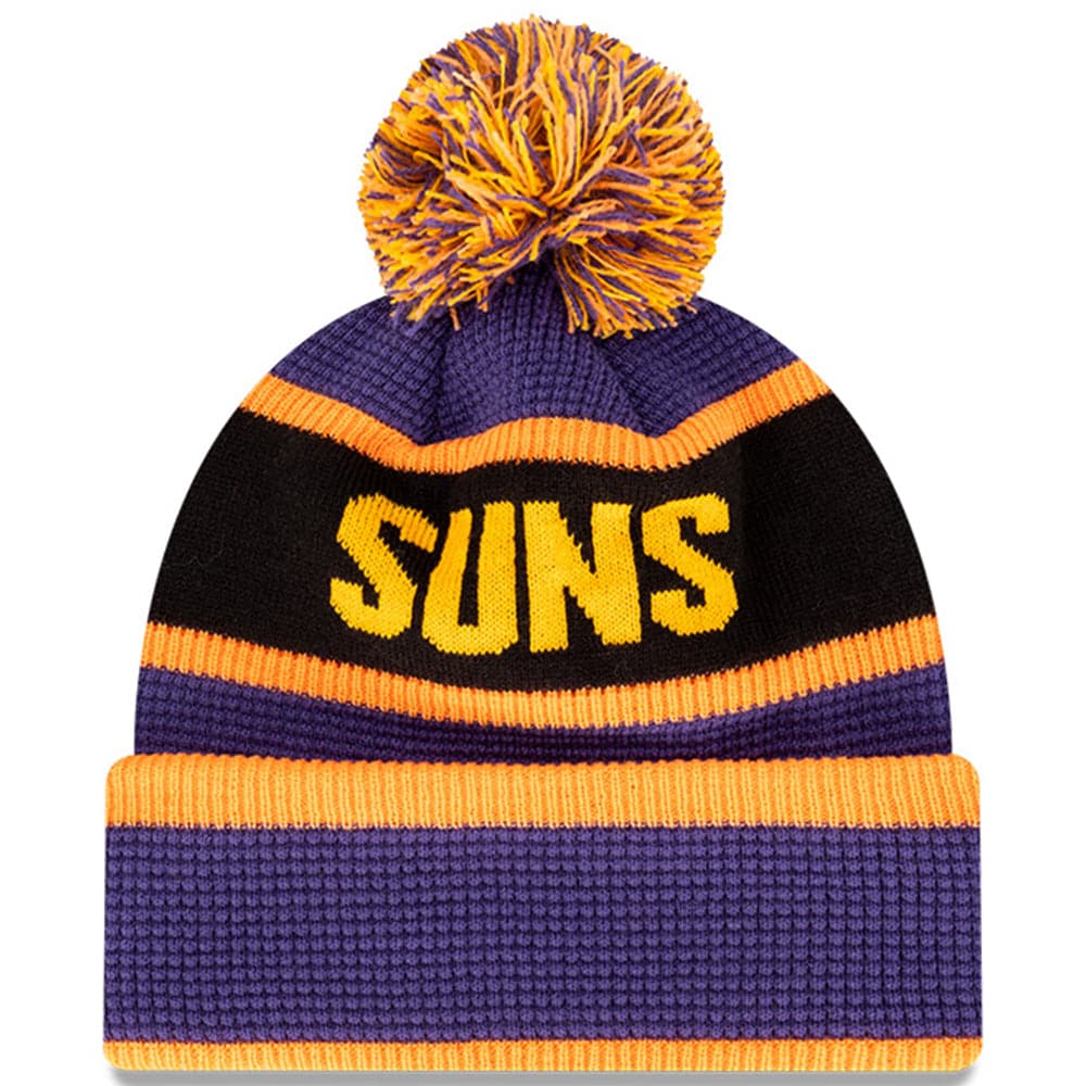 New Era Beanies Phoenix Suns New Era NBA Wordmark Waffle Knit Beanie - Purple