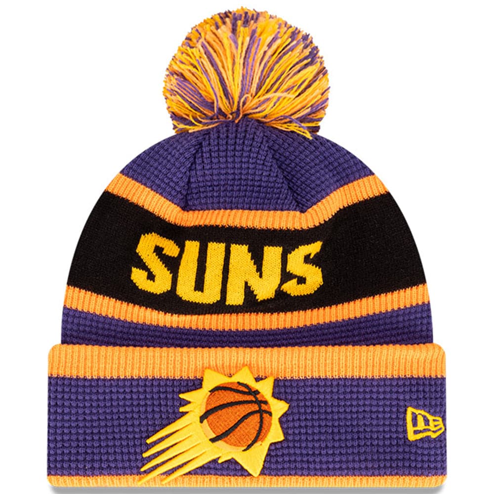 New Era Beanies Phoenix Suns New Era NBA Wordmark Waffle Knit Beanie - Purple