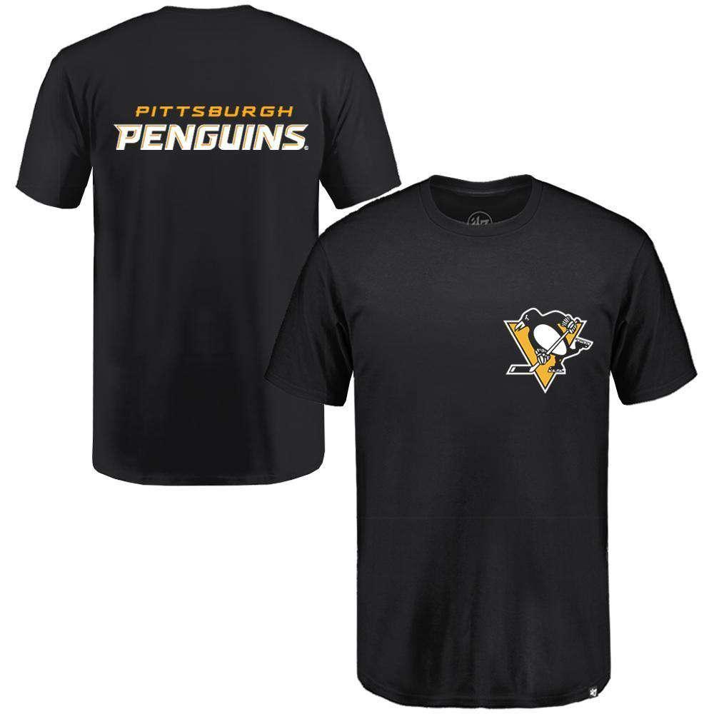 47 Brand T-Shirts Pittsburgh Penguins '47 NHL Backer T-Shirt - Black