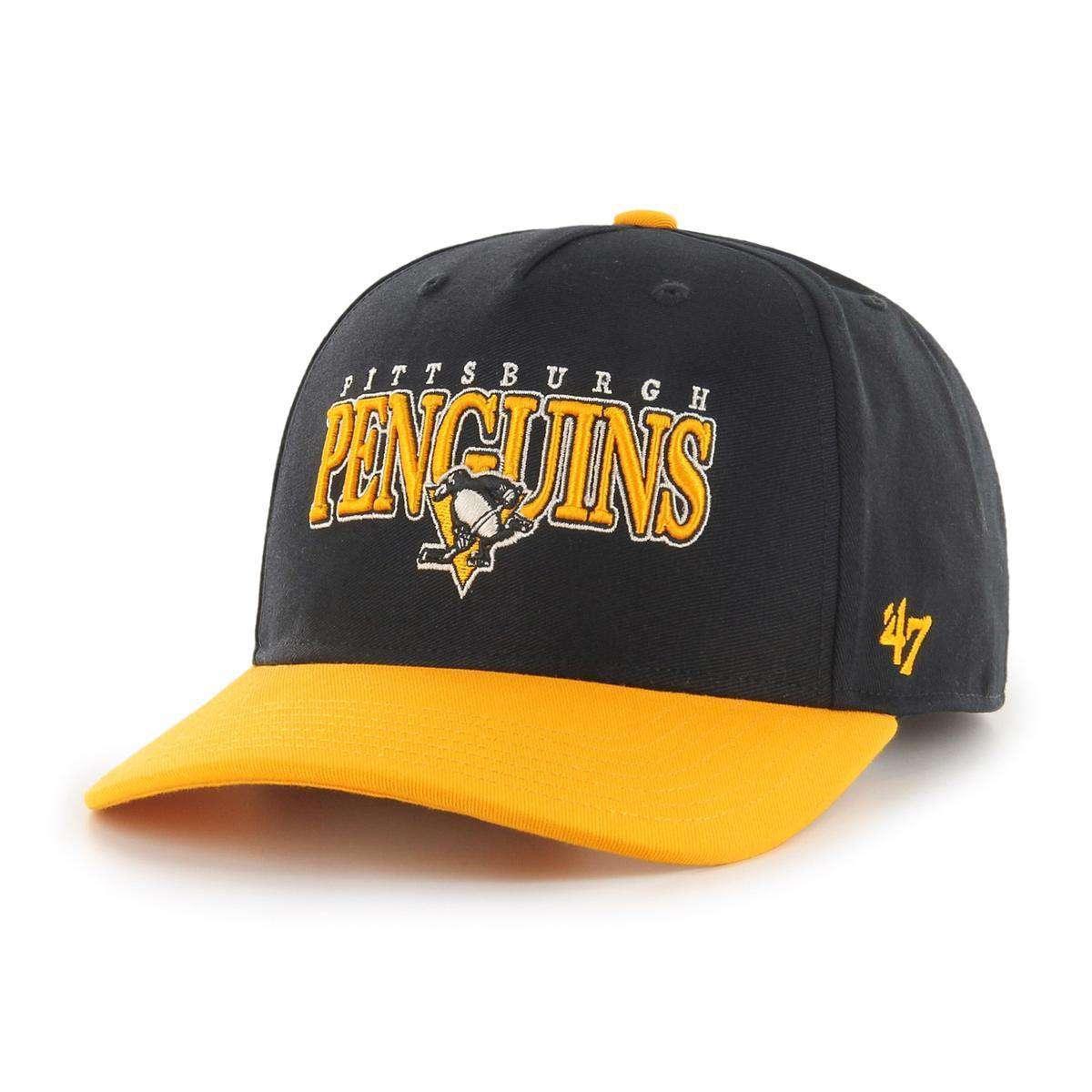 47 Brand Caps Pittsburgh Penguins ‘47 NHL Gojo MVP DP Pre-Curved Snapback Hat - Black