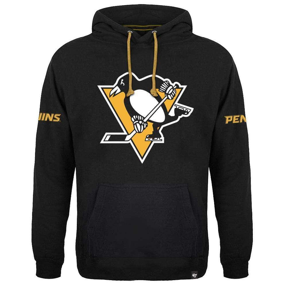 47 Brand Jumpers Pittsburgh Penguins '47 NHL Sure Shot Scrimmage Hoodie Jumper - Black