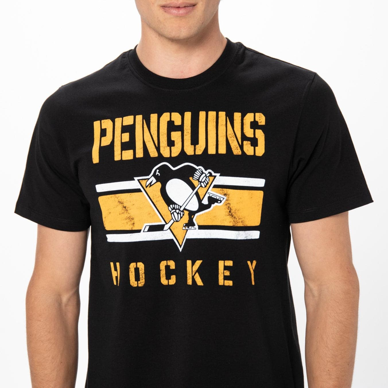 47 Brand T-Shirts Pittsburgh Penguins '47 NHL Team Echo T-Shirt - Black