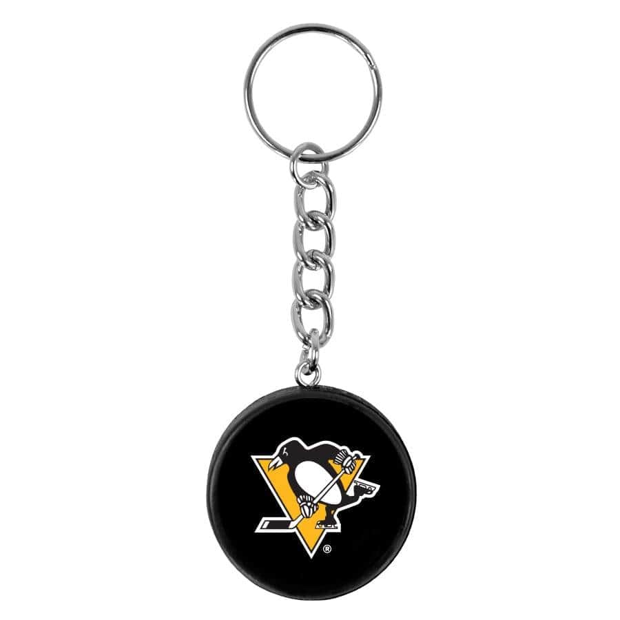 Inglasco Accessories Pittsburgh Penguins Inglasco NHL 1.5” Mini Puck Plastic Keychain