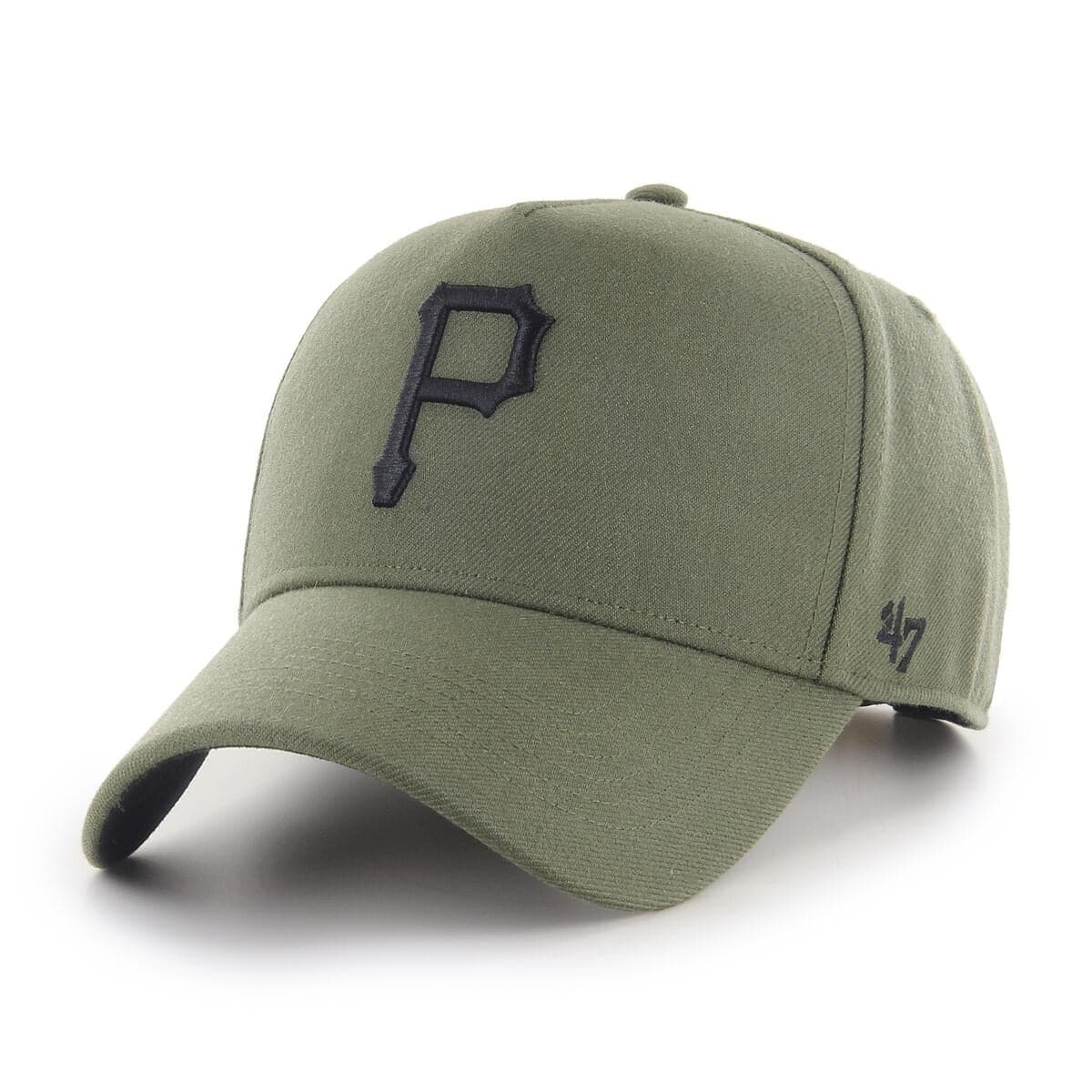 47 Brand Caps Pittsburgh Pirates ‘47 MLB MVP DT Pinch Curve Snapback Hat - Sandalwood