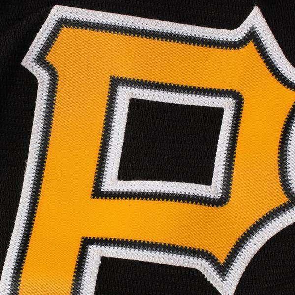 Majestic Athletic Jerseys Pittsburgh Pirates Majestic MLB AC Cool Base Replica Jersey - Black