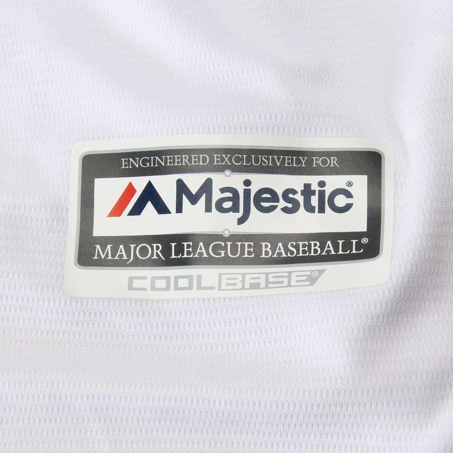 Majestic Athletic Jerseys Pittsburgh Pirates Majestic MLB Cool Base Replica Jersey - White