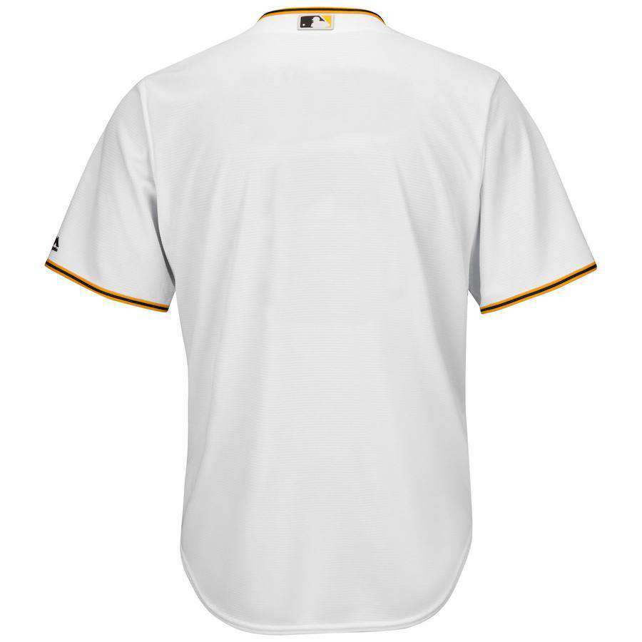 Majestic Athletic Jerseys Pittsburgh Pirates Majestic MLB Cool Base Replica Jersey - White