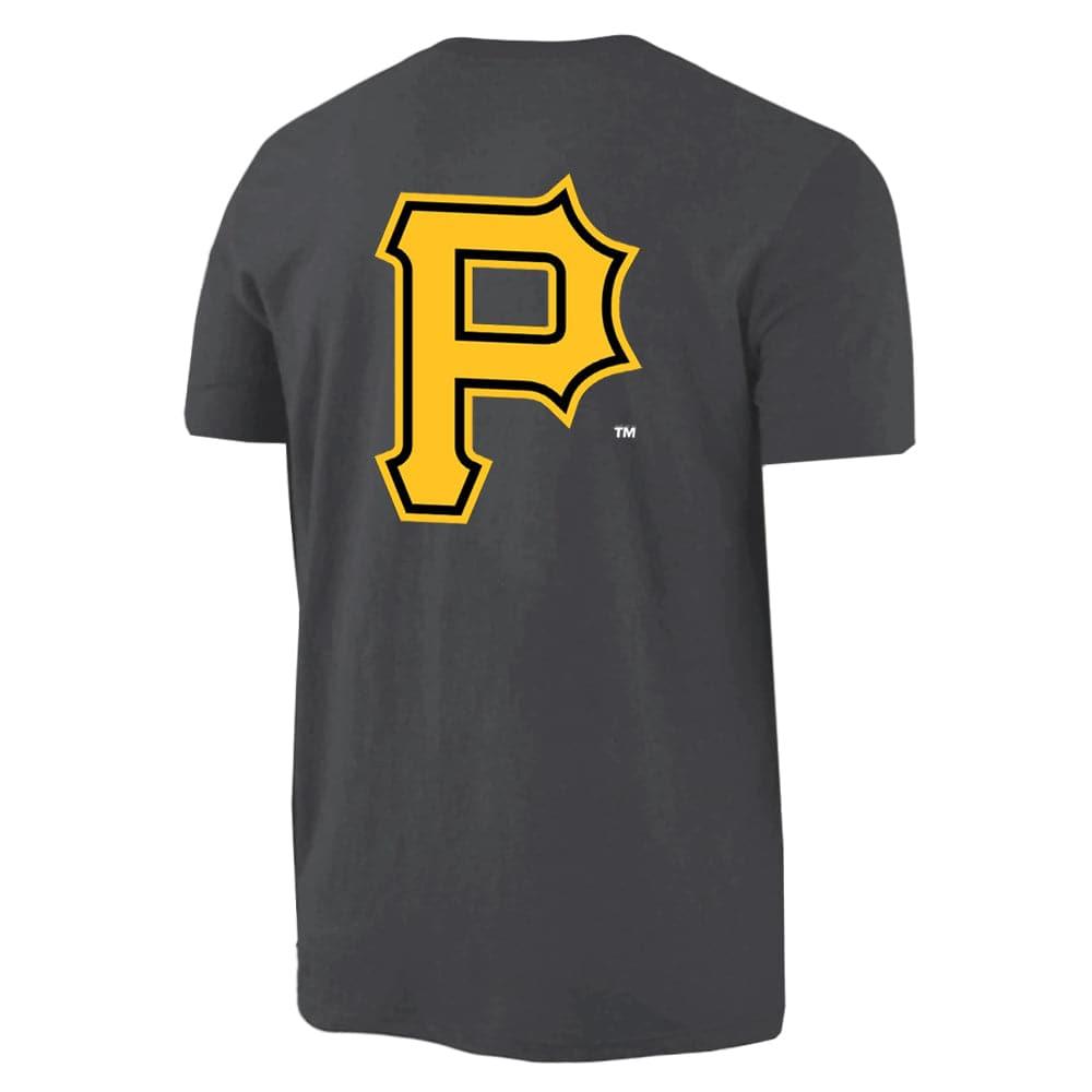 Majestic Athletic T-Shirts Pittsburgh Pirates Majestic MLB Jeaner T-Shirt - Pirate Black