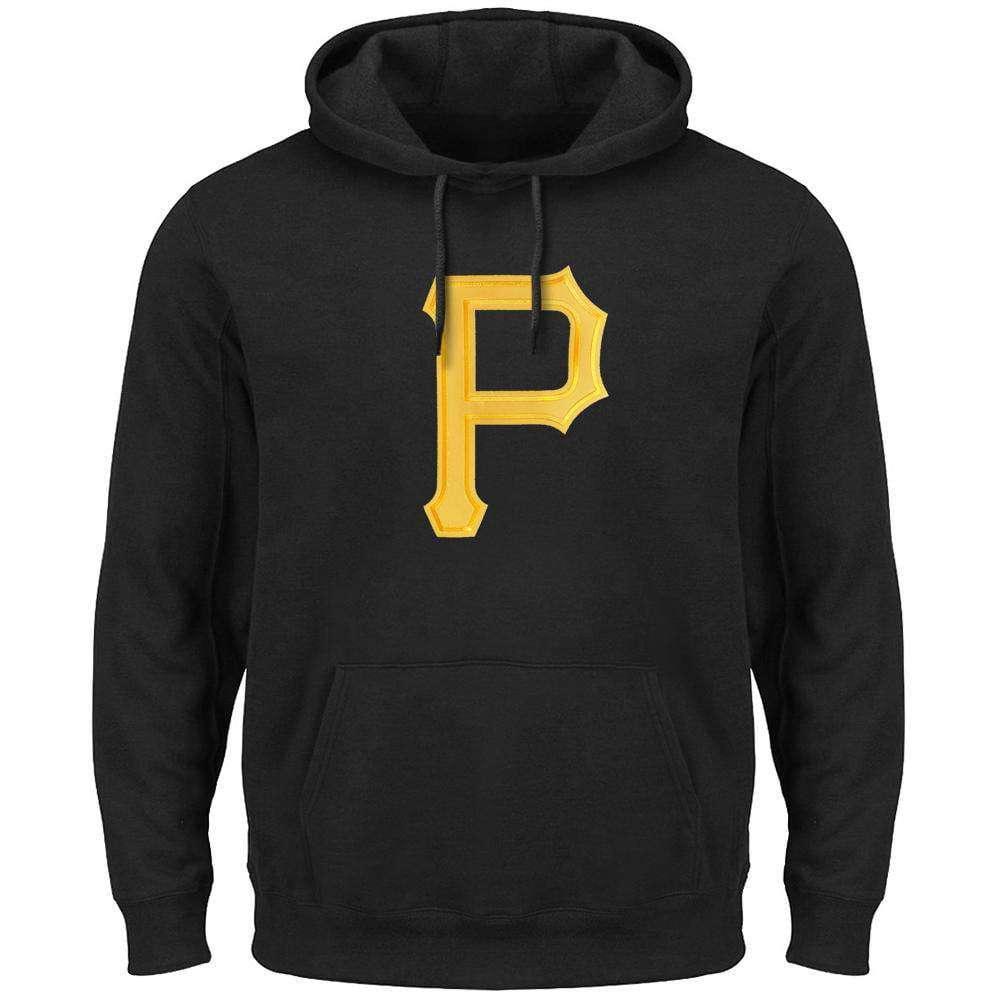 Majestic Athletic Jumpers Pittsburgh Pirates Majestic MLB Scoring Position Hoodie Jumper - Black
