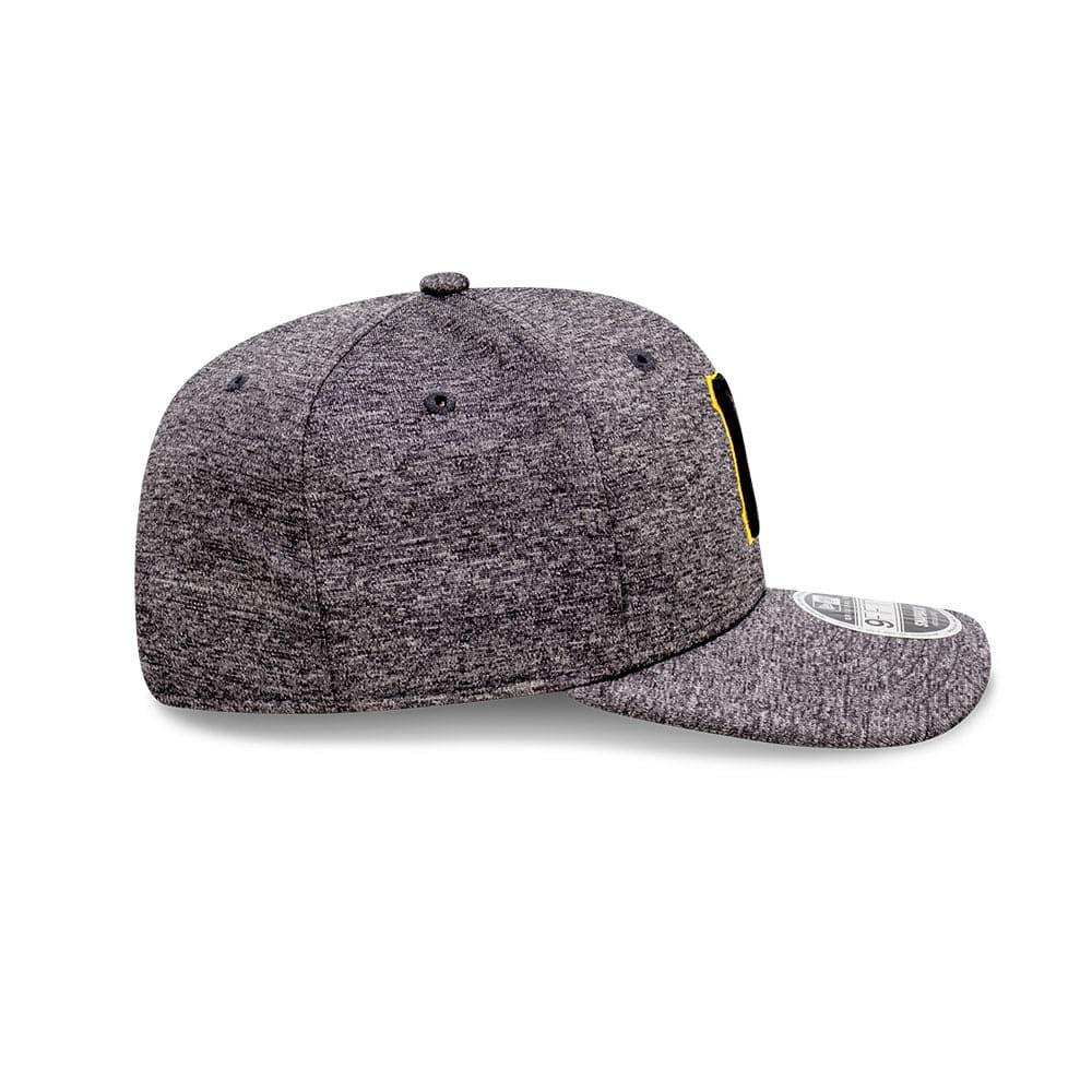 New Era Caps Pittsburgh Pirates New Era MLB Shadow Tech 9FIFTY Pre-Curved Snapback Hat - Graphite