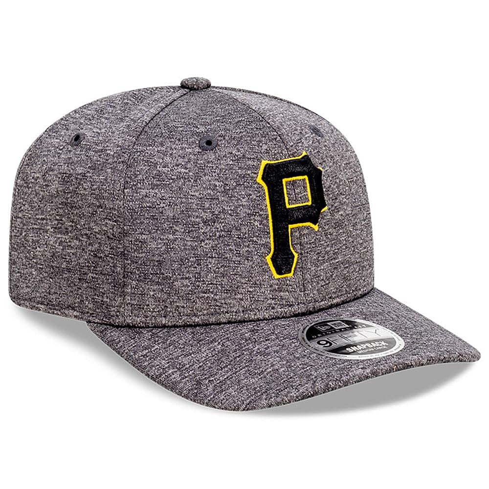 New Era Caps Pittsburgh Pirates New Era MLB Shadow Tech 9FIFTY Pre-Curved Snapback Hat - Graphite
