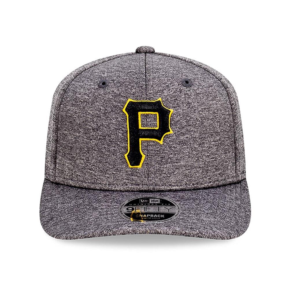 New Era Caps Pittsburgh Pirates New Era MLB Shadow Tech 9FIFTY Pre-Curved Snapback Hat - Graphite
