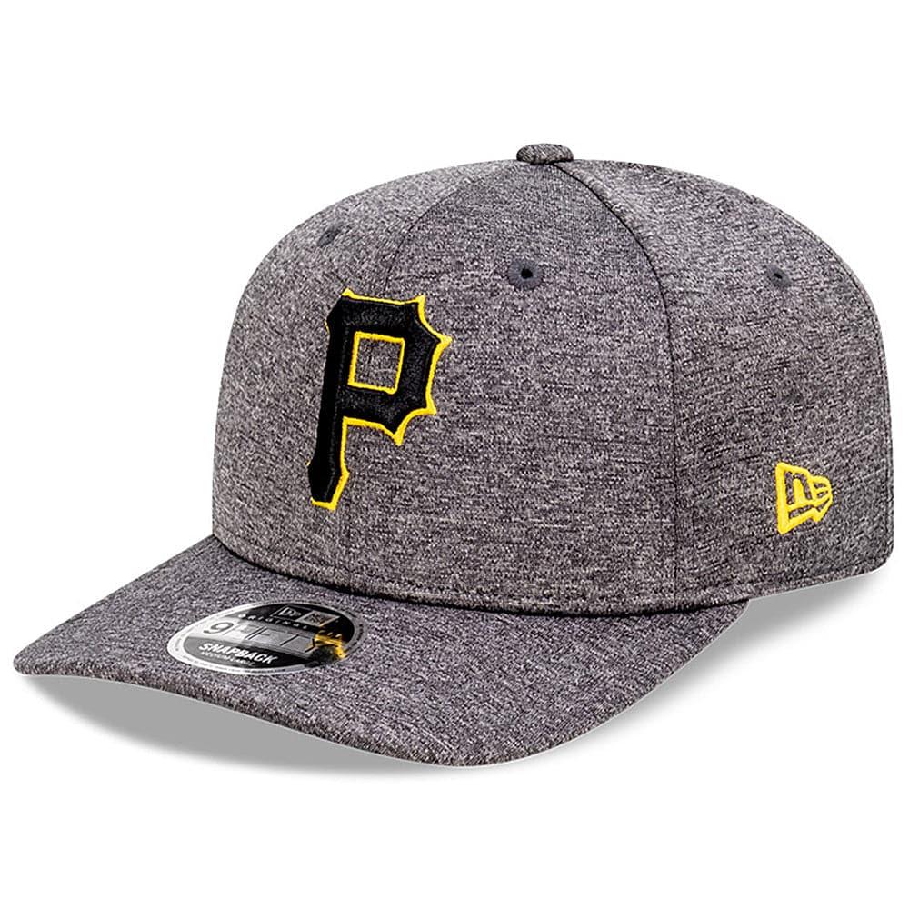 New Era Caps Pittsburgh Pirates New Era MLB Shadow Tech 9FIFTY Pre-Curved Snapback Hat - Graphite