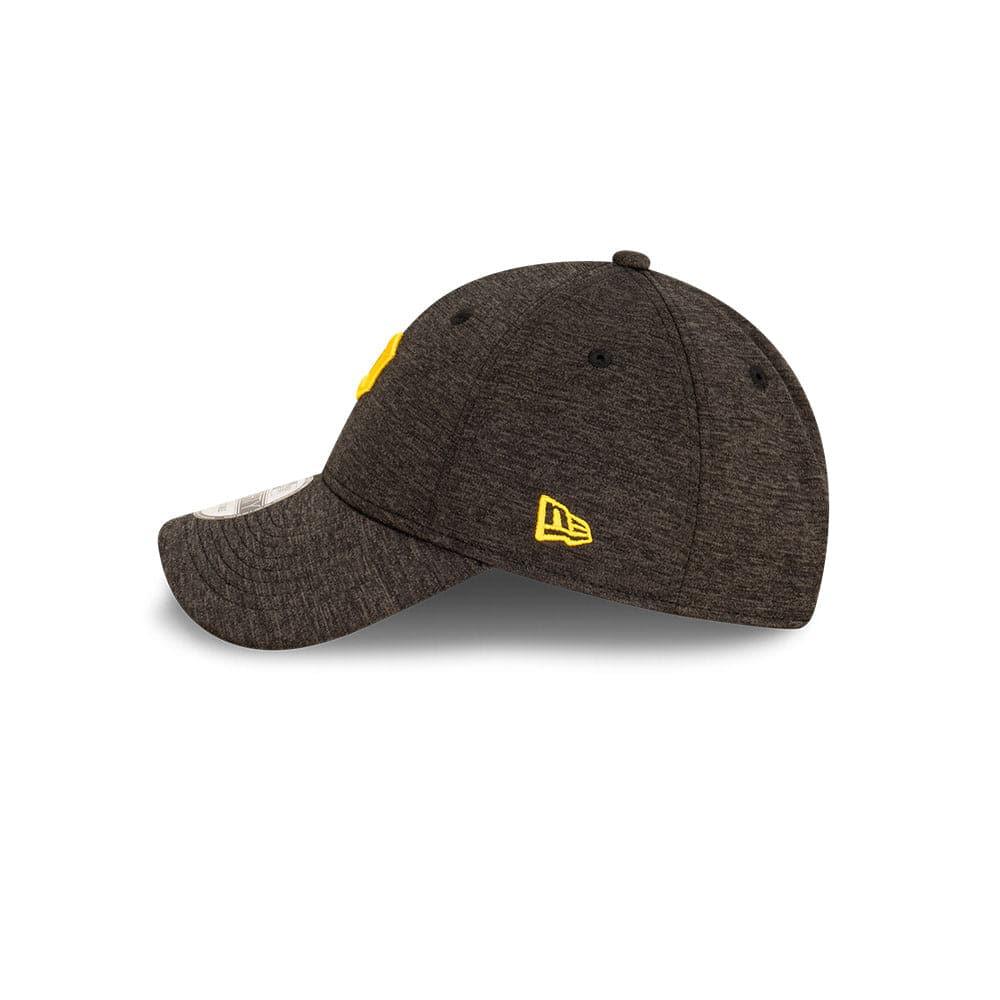 New Era Caps Pittsburgh Pirates New Era MLB Team Shadow Tech 9FORTY Cloth Strap Hat - Graphite