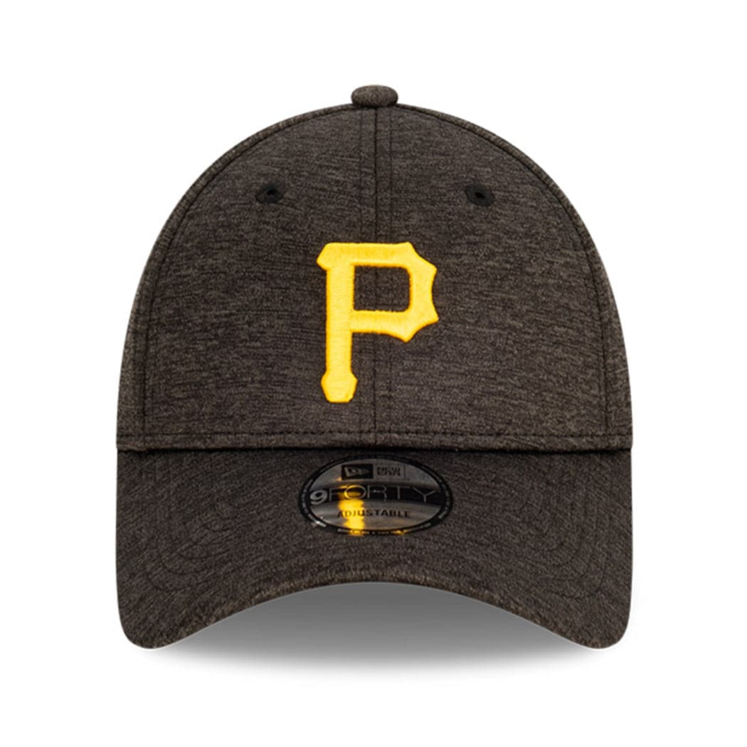 New Era Caps Pittsburgh Pirates New Era MLB Team Shadow Tech 9FORTY Cloth Strap Hat - Graphite