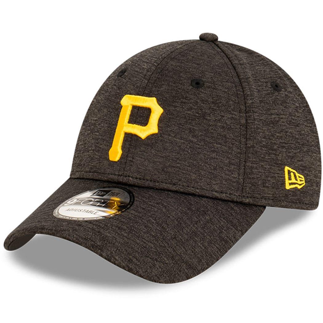 New Era Caps Pittsburgh Pirates New Era MLB Team Shadow Tech 9FORTY Cloth Strap Hat - Graphite