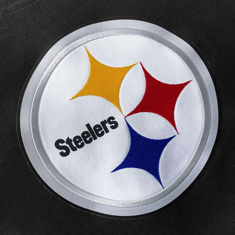 Majestic Athletic Jumpers Pittsburgh Steelers Majestic NFL Tek Patch Hoodie Jumper - Black