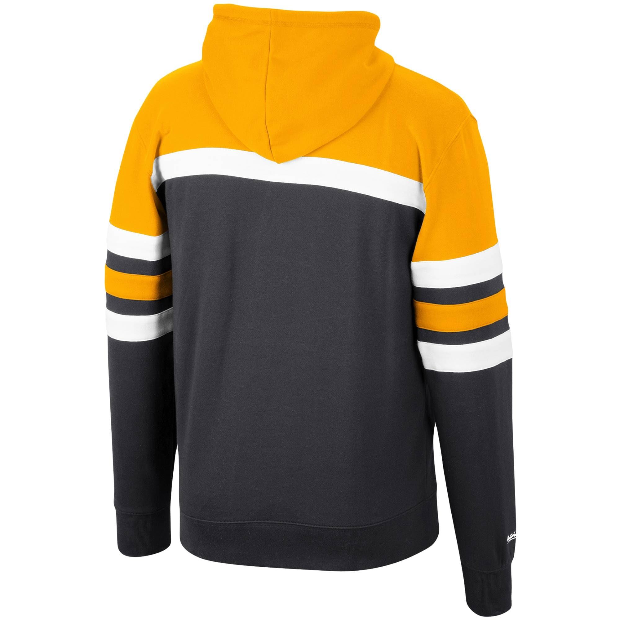 Mitchell And Ness Jumpers Pittsburgh Steelers Mitchell & Ness NFL Head Coach Premium Hoodie Jumper - Black