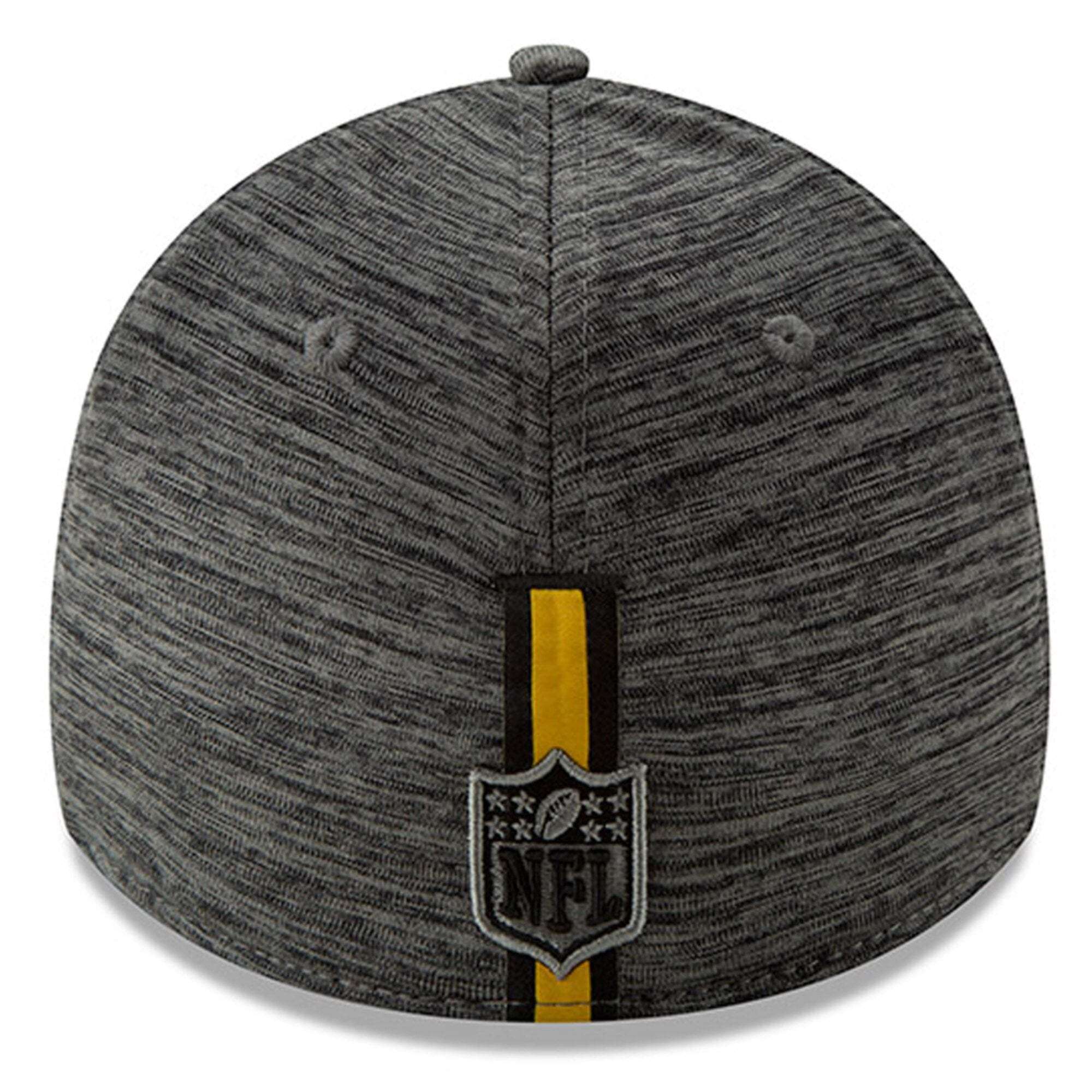New Era Caps Pittsburgh Steelers New Era 2019 NFL Training Camp 39THIRTY Stretch-Fit Hat - Graphite