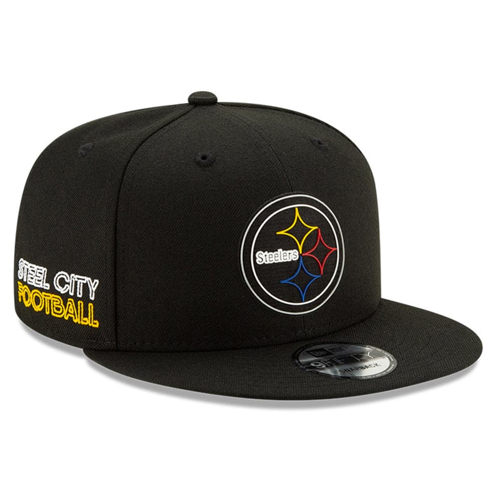 New Era Caps Pittsburgh Steelers New Era NFL 2020 Draft 9FIFTY Snapback Hat - Black