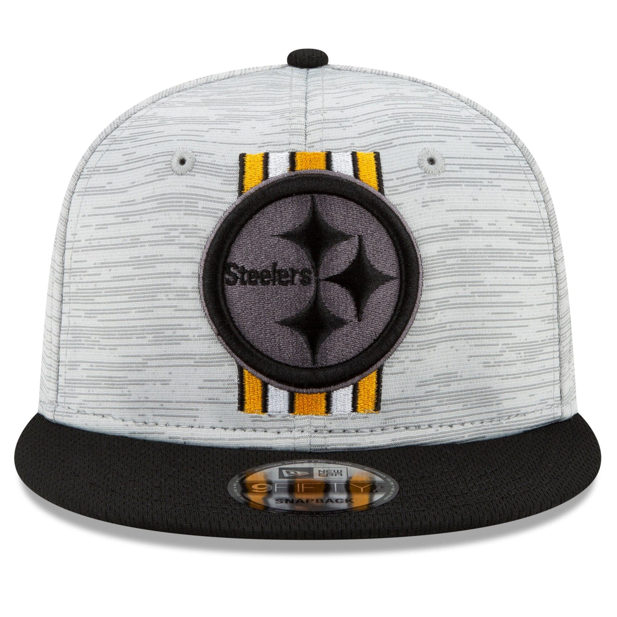 New Era Caps Pittsburgh Steelers New Era NFL 2021 Training Camp 9FIFTY Snapback Hat - Grey