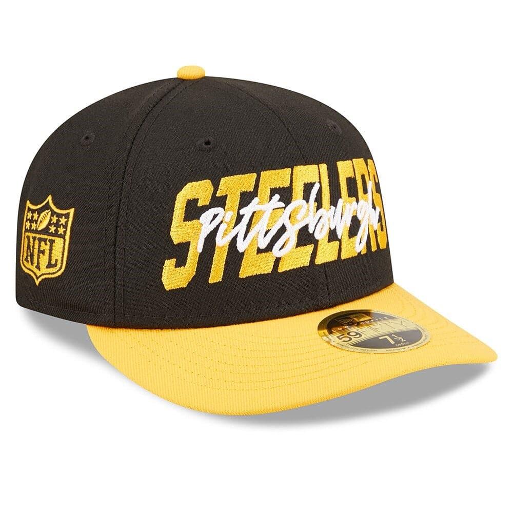 New Era Caps Pittsburgh Steelers New Era NFL 2022 Draft Low Profile 59FIFTY Fitted Hat - Black