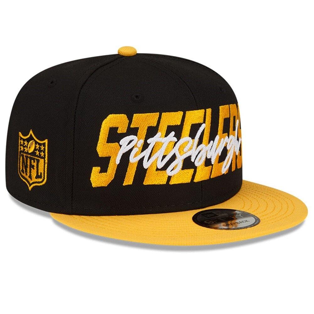 New Era Caps Pittsburgh Steelers New Era NFL 2022 Draft On-Stage 9FIFTY Snapback Hat - Black