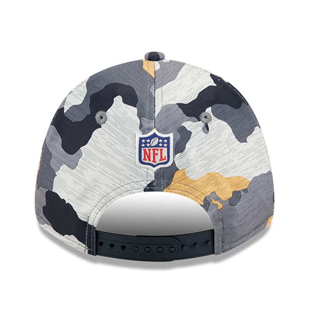 New Era Caps Pittsburgh Steelers New Era NFL 22 Training Camp 9FORTY Stretch Snap Hat - Camo