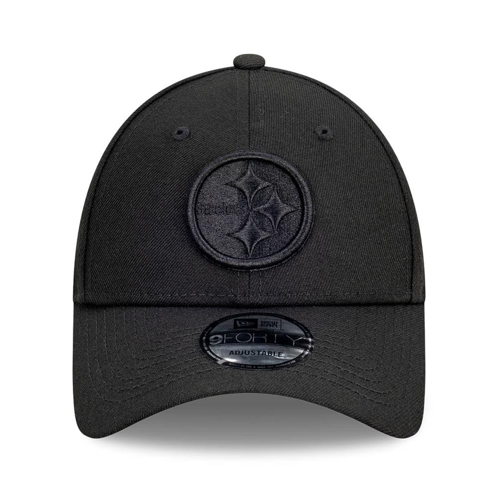 New Era Caps Pittsburgh Steelers New Era NFL Black On Black 9FORTY Snapback Hat