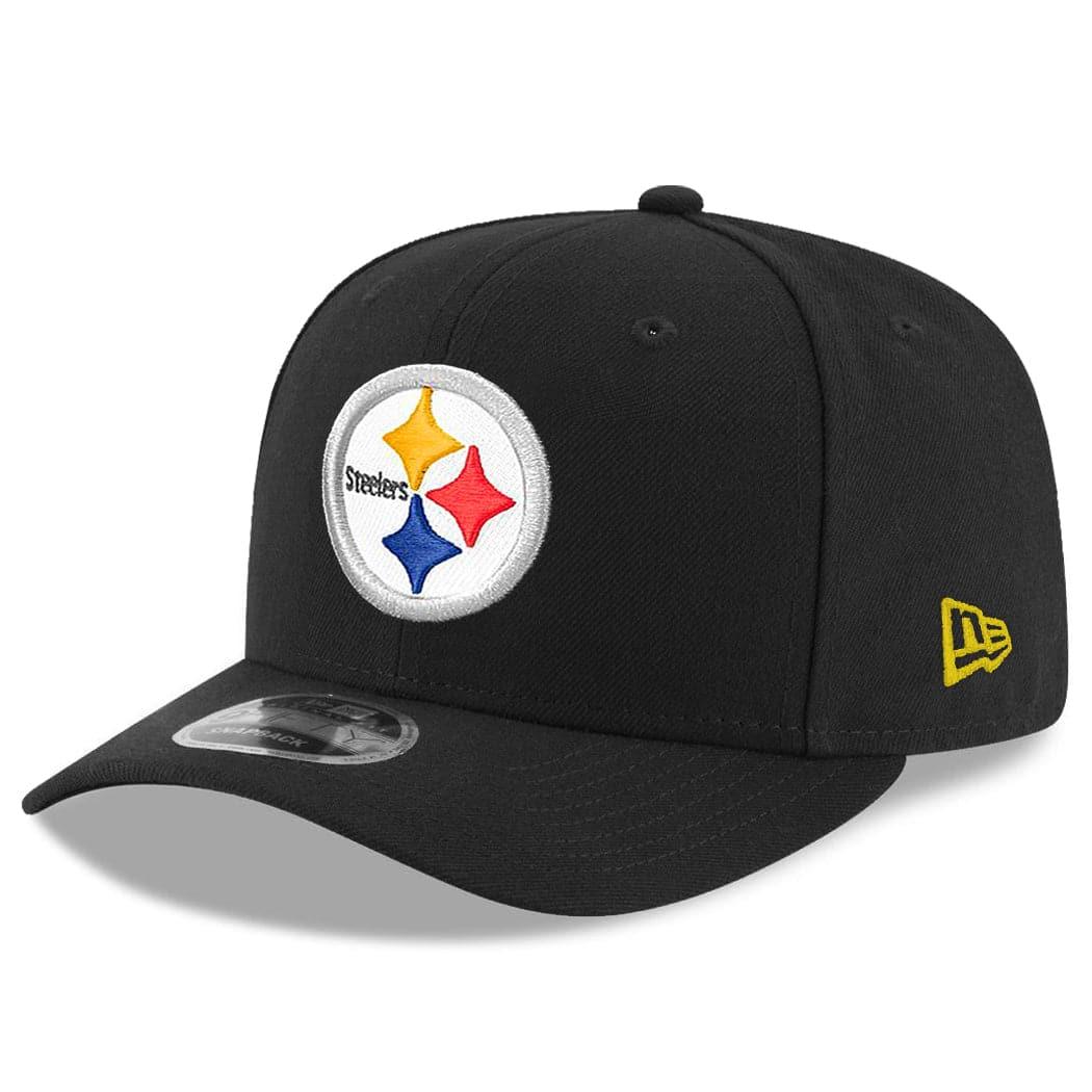 New Era Caps Pittsburgh Steelers New Era NFL Team 9FIFTY OF Pre-Curved Snapback Hat - Black