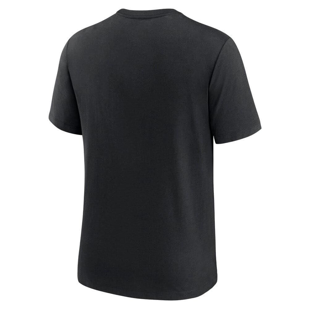 Nike T-Shirts Pittsburgh Steelers Nike NFL Historic Logo Tri-Blend T-Shirt - Black