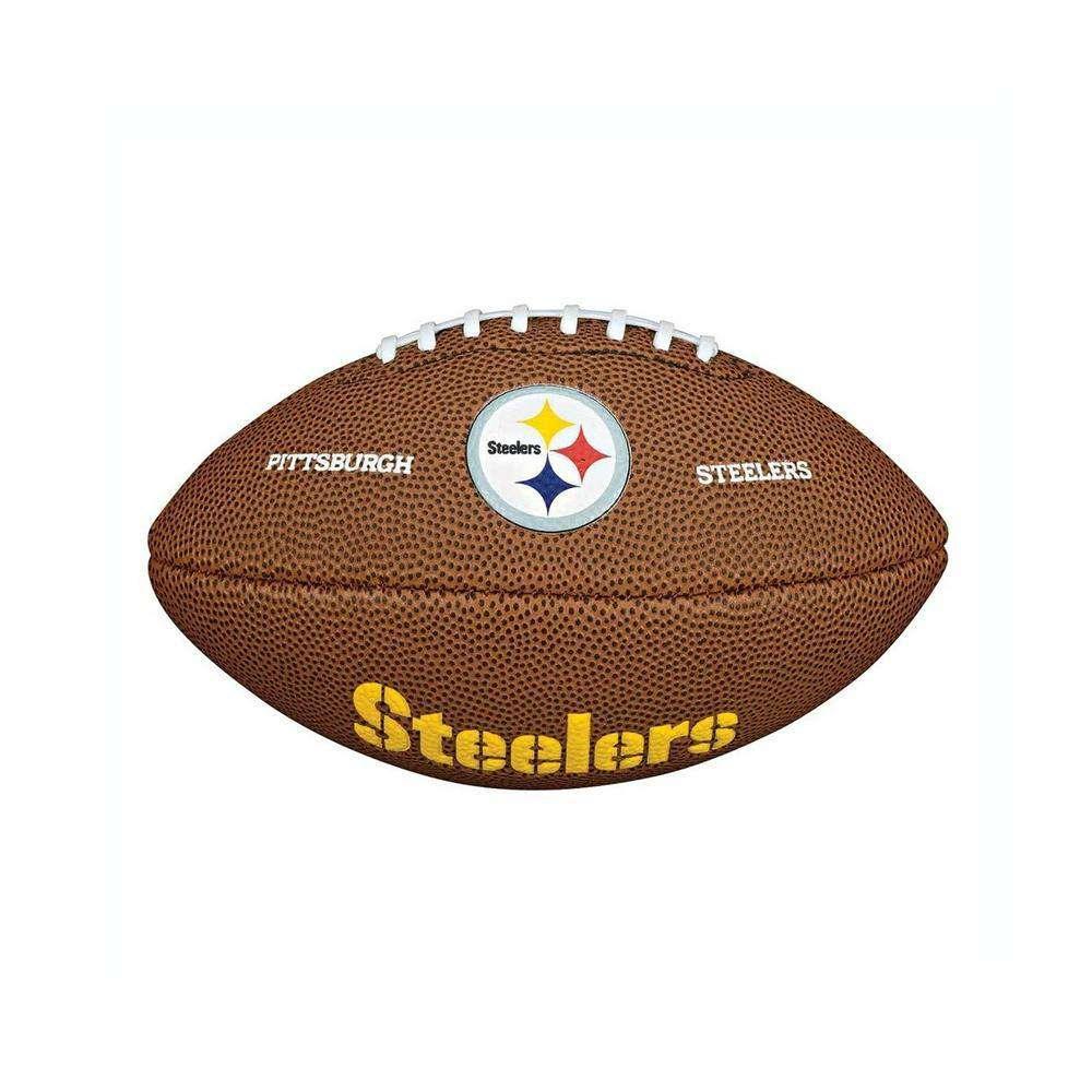 Wilson Sporting Goods Balls Pittsburgh Steelers Wilson NFL Team Logo Mini Football Ball