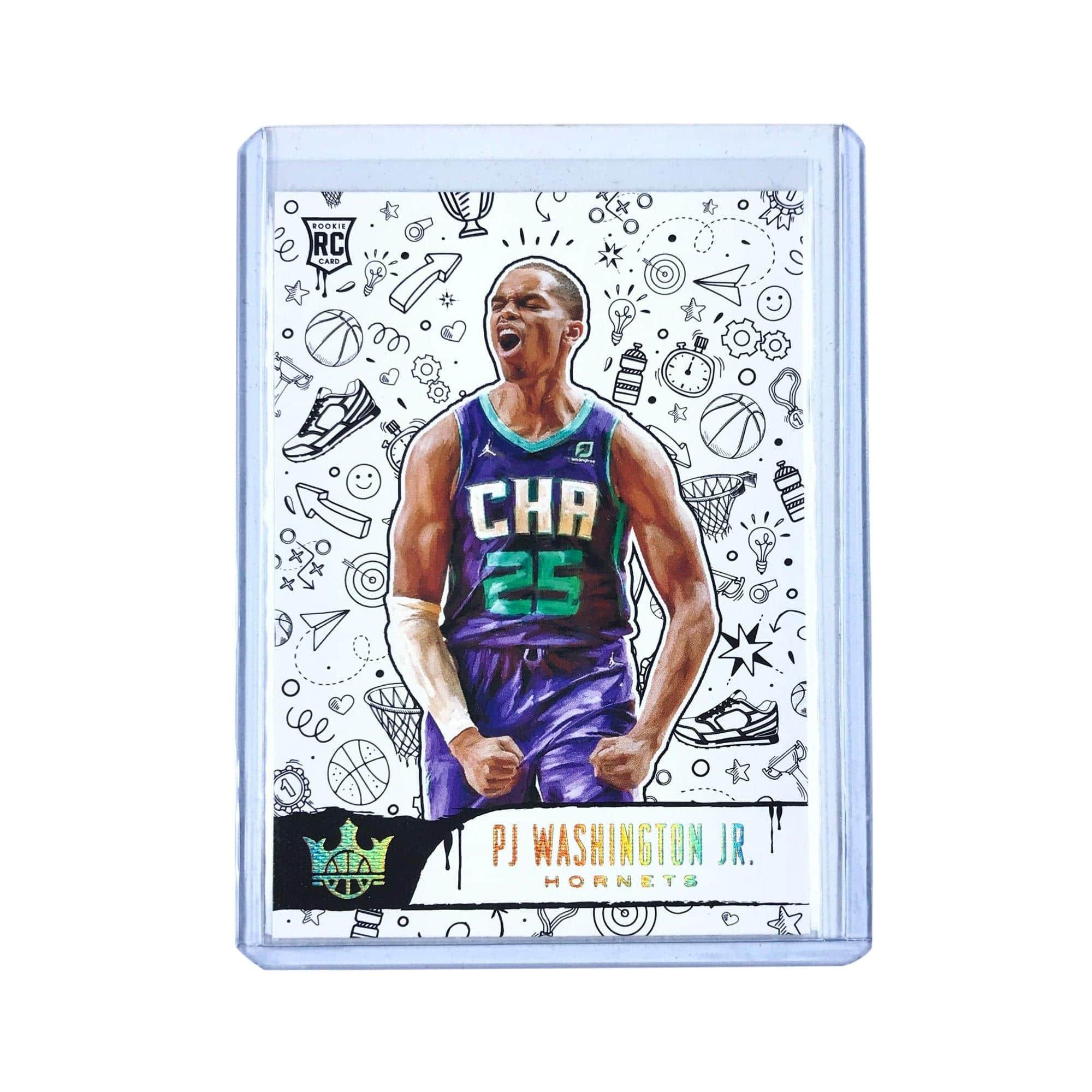 Panini Cards PJ Washington Jr Charlotte Hornets 2019-20 Panini Court Kings NBA Level III Rookie Card