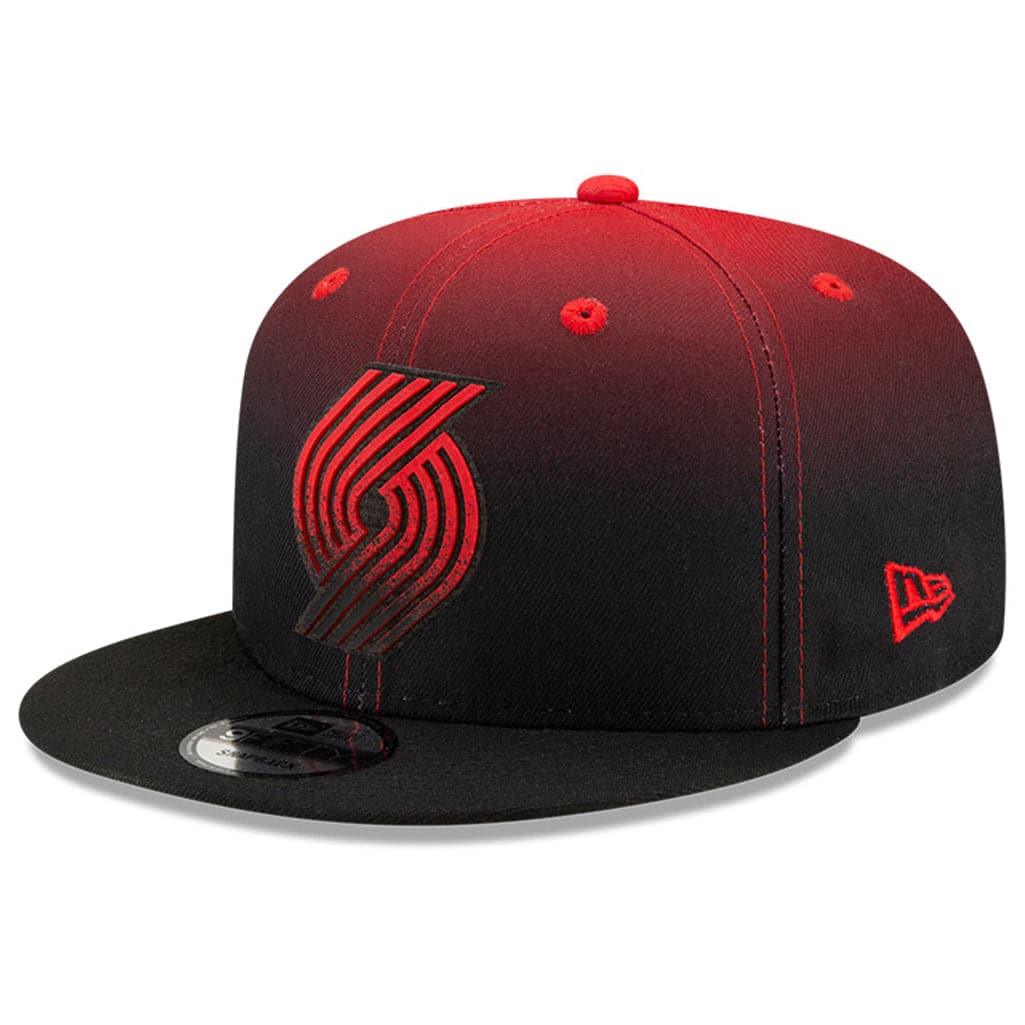 New Era Caps Portland Trail Blazers New Era NBA 2021 Back Half 9FIFTY Snapback Hat - Red