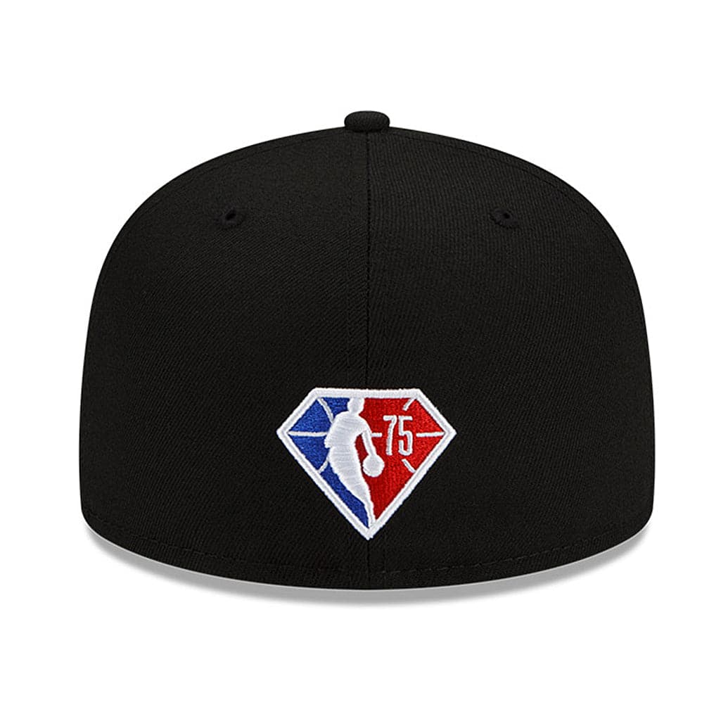 New Era Caps Portland Trail Blazers New Era NBA 21-22 Back Half 59FIFTY Fitted Hat - Black