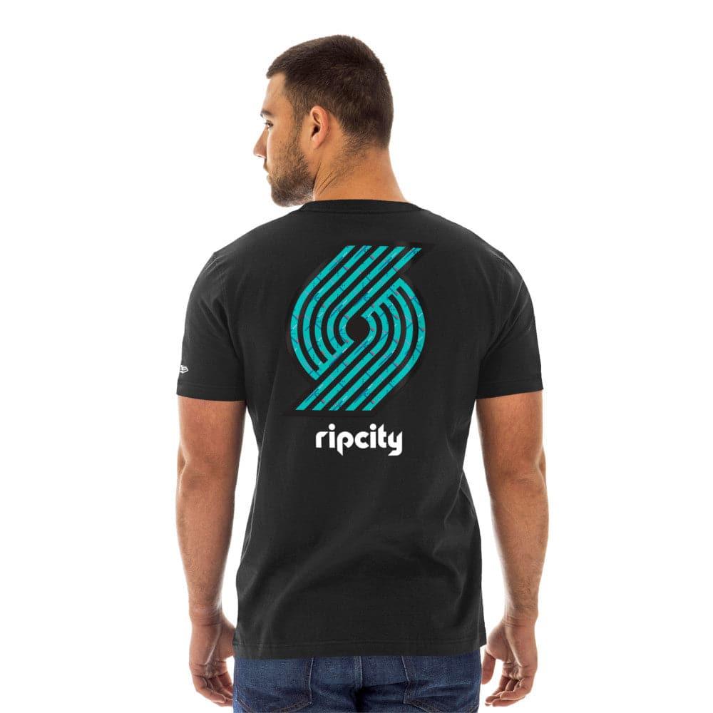 New Era T-Shirts Portland Trail Blazers New Era NBA 22-23 City Edition T-Shirt - Black