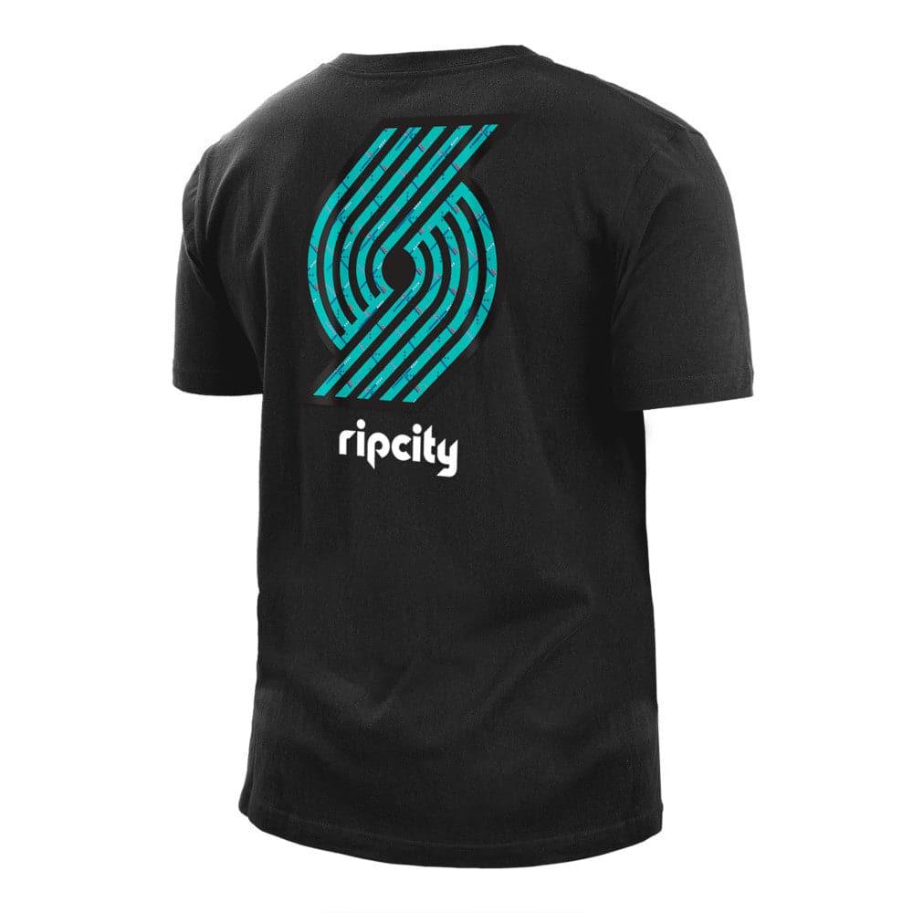 New Era T-Shirts Portland Trail Blazers New Era NBA 22-23 City Edition T-Shirt - Black